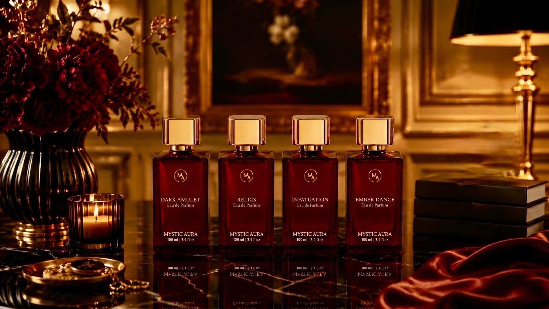 Women's luxury perfume collection by Mystic Aura